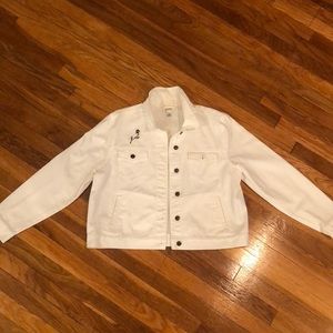 Vintage white jean jacket
